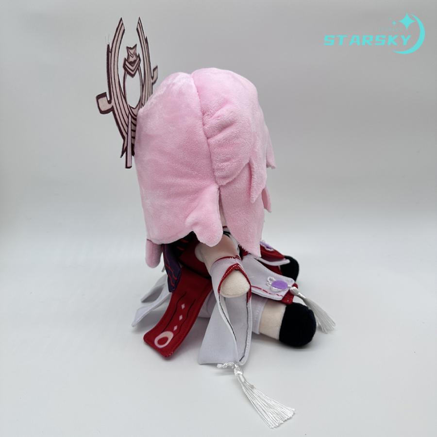 原神　雷電将軍　ぬいぐるみ　座る姿勢　着せ替えぬいぐるみ　服なし 原神 八重神子 雷電将軍 ぬいぐるみ アニメグッズ もちもち