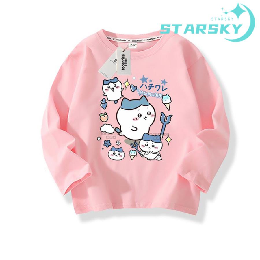 ちいかわ ハチワレ ウサギ 長袖Tシャツ トップス 長袖 子供