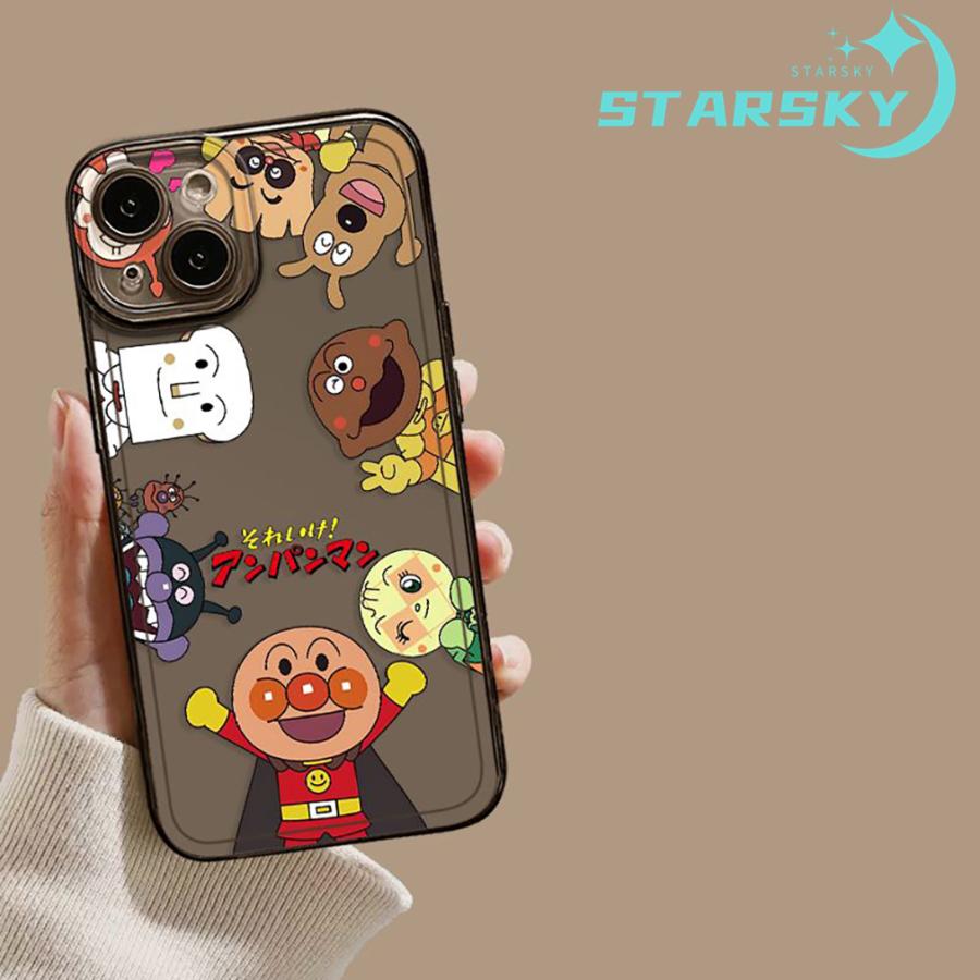 アンパンマン iphoneケース スマホケース 透明 レンズ保護