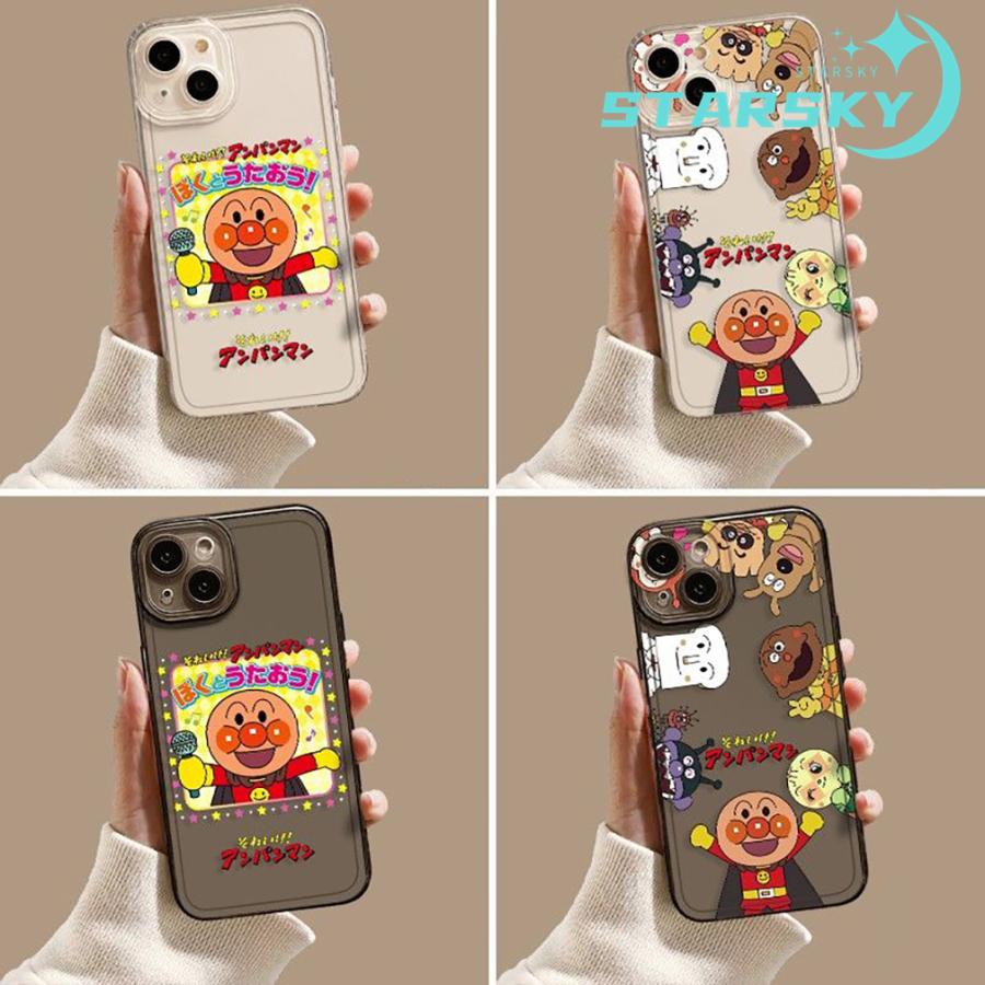 アンパンマン iphoneケース スマホケース 透明 レンズ保護
