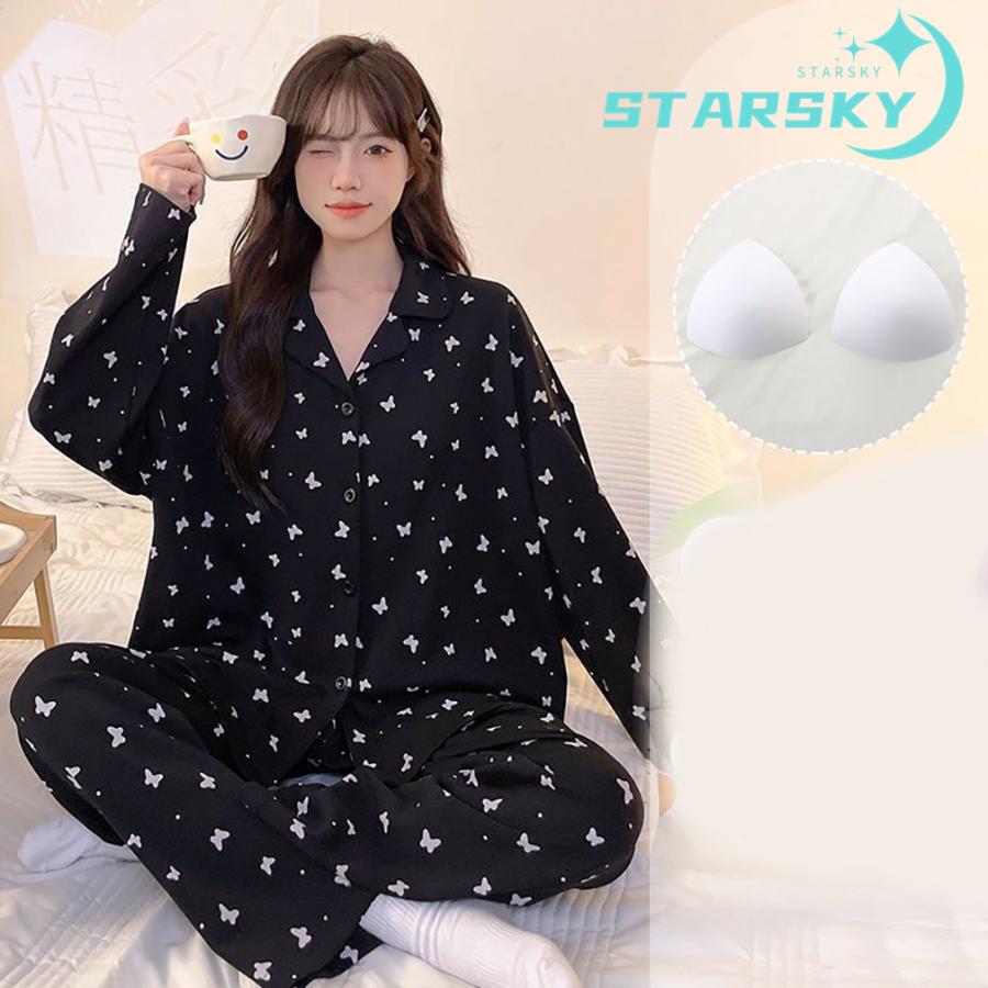 ちいかわ ハチワレ ウサギ ちいかわ パジャマ 胸当て付き 上下セット