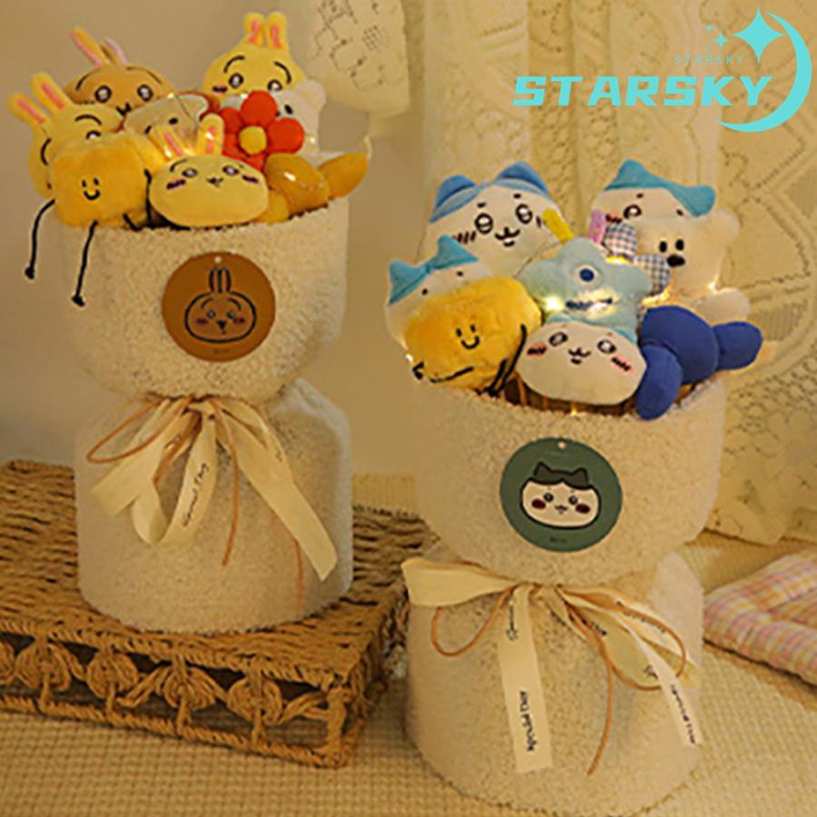 ちいかわ ハチワレ ウサギ 風 花束 ぬいぐるみ 可愛い