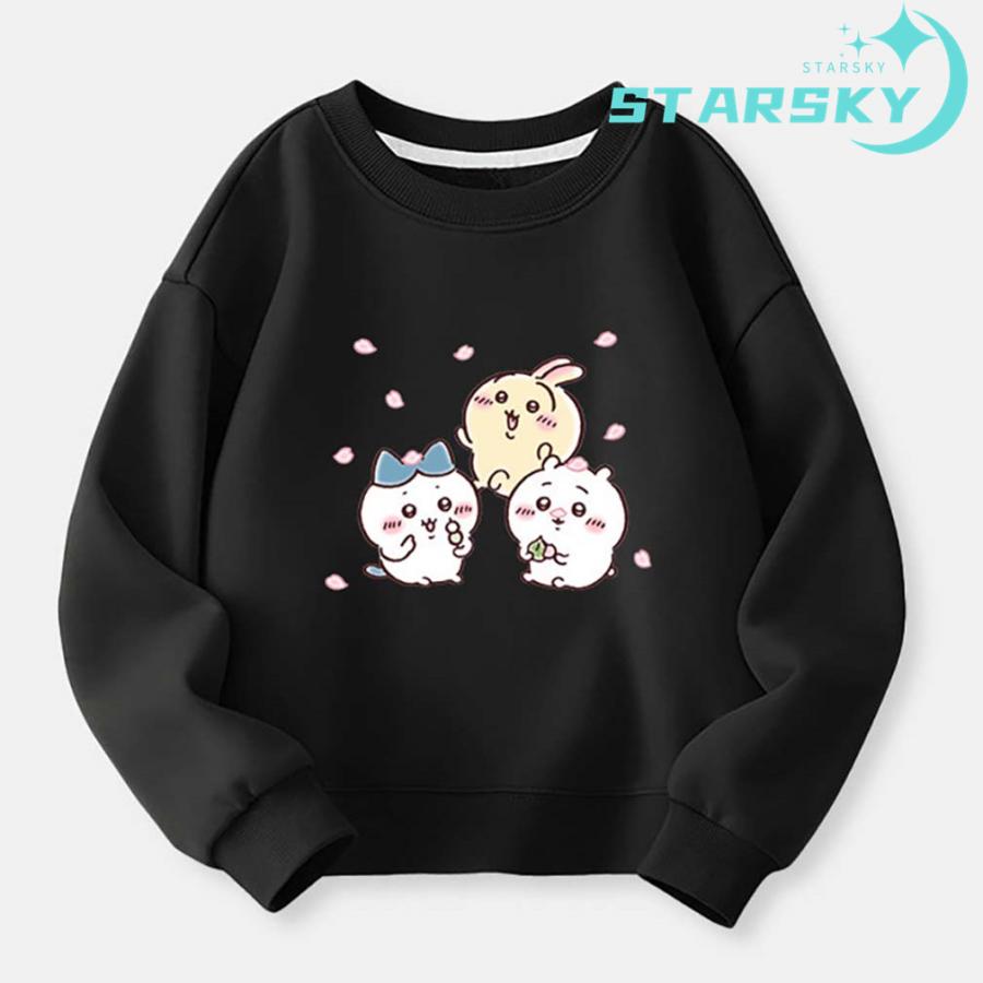 ちいかわ ハチワレ ウサギ トレーナー 長袖Tシャツ スウェット ちいかわ ハチワレ ウサギ トレーナー 長袖Tシャツ スウェット