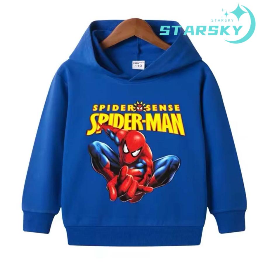 キャプテンアメリカ スパイダーマン パーカー キッズ 子供用 長袖