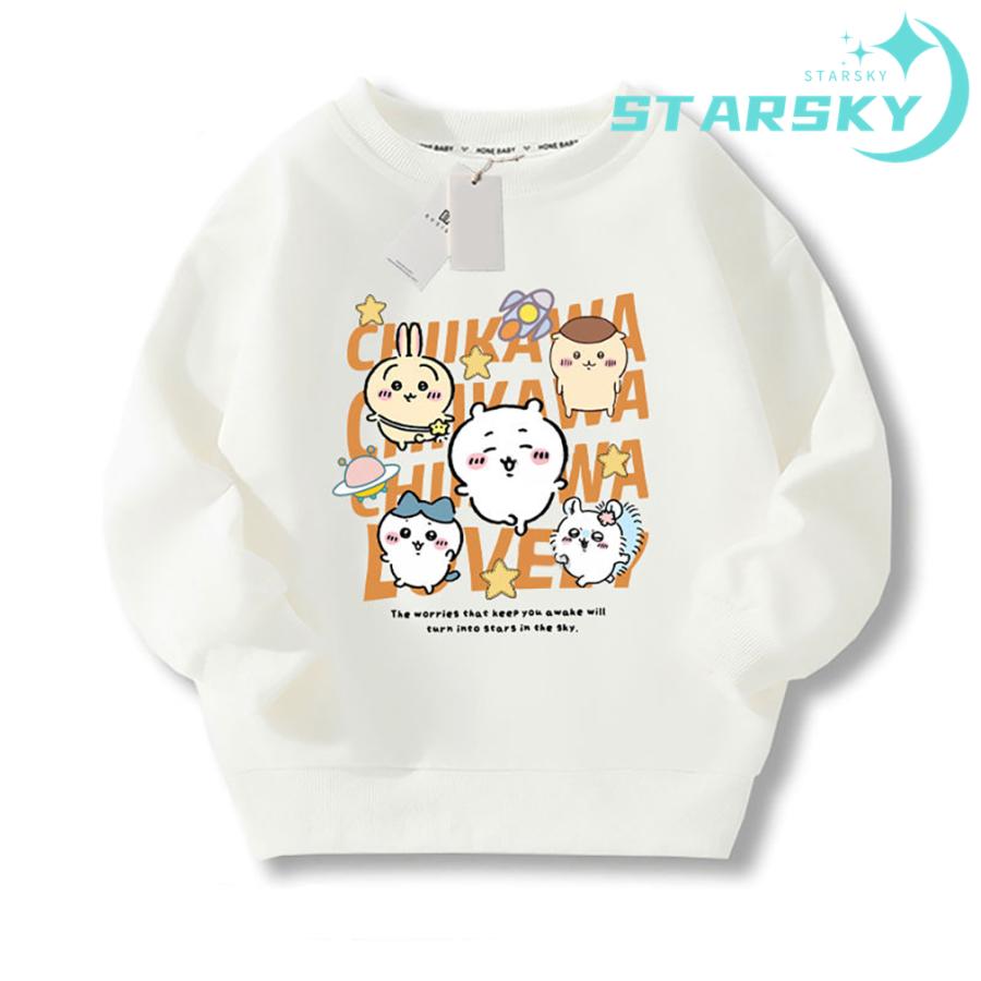 トレーナー chiikawa ウサギ ハチワレ ちいかわ キッズ トレーナー chiikawa ウサギ ハチワレ ちいかわ キッズ