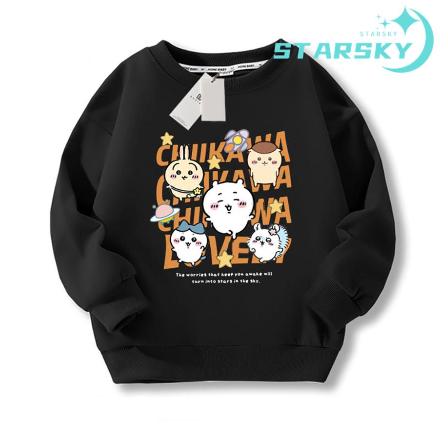 トレーナー chiikawa ウサギ ハチワレ ちいかわ キッズ トレーナー chiikawa ウサギ ハチワレ ちいかわ キッズ