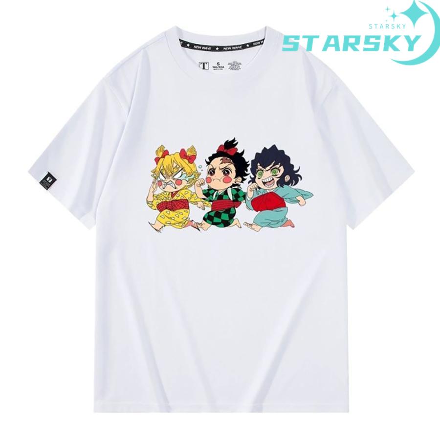 鬼滅の刃 Tシャツ 鬼滅の刃 炭治郎 善逸 伊之助 大人用 子供用 短袖 綿