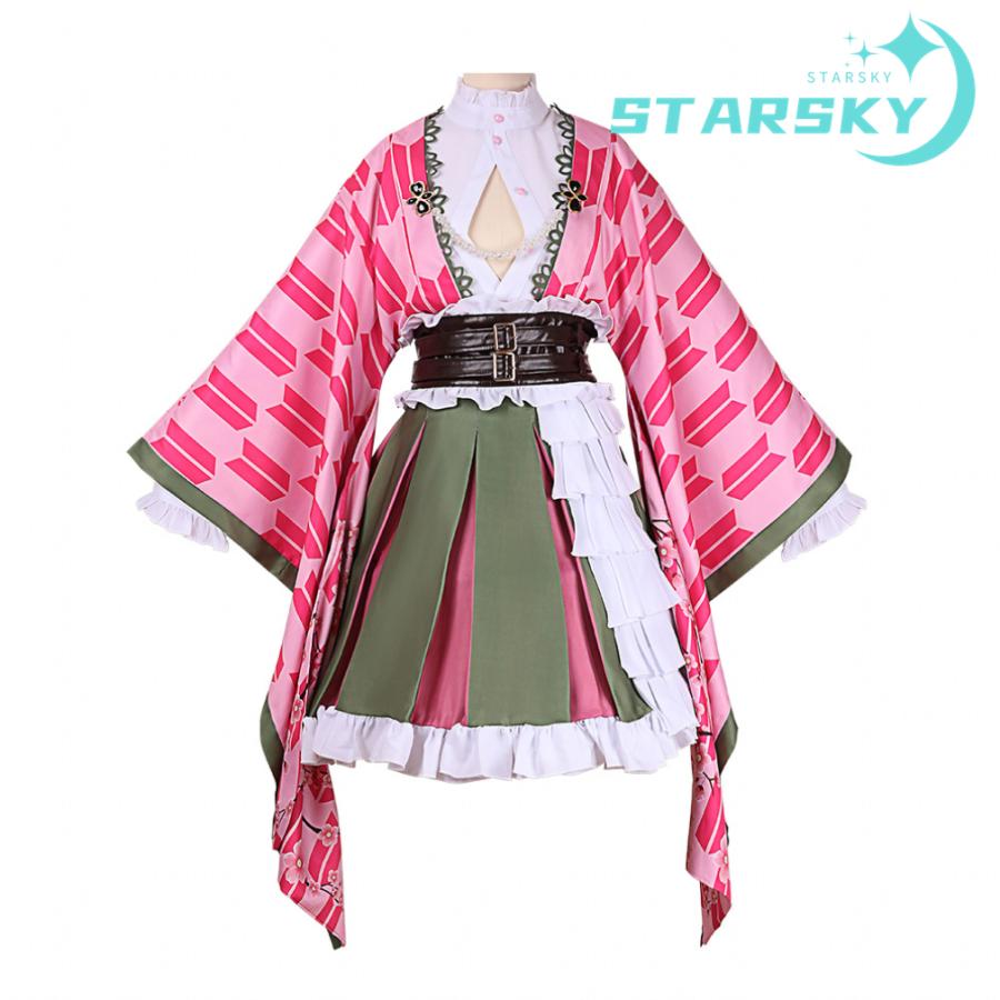鬼滅の刃 甘露寺蜜璃 かんろじみつり コスプレ衣装 スプレ服 アニメ