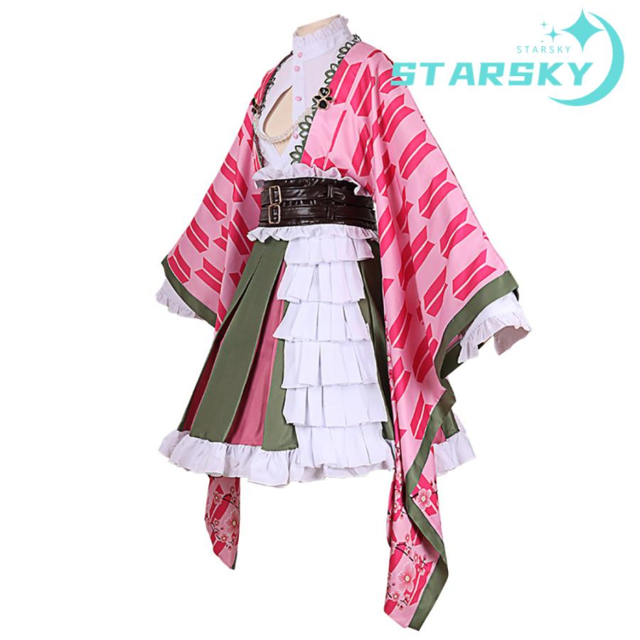 鬼滅の刃 甘露寺蜜璃 かんろじみつり コスプレ衣装 スプレ服 アニメ