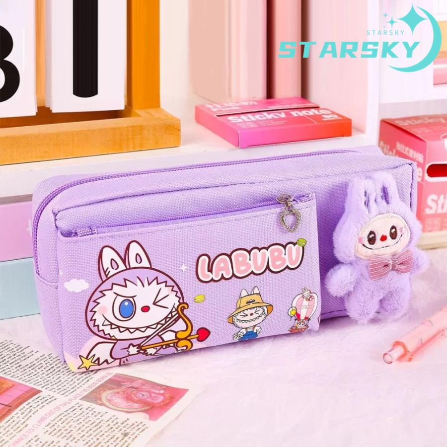 ラブブ型　ポーチ　ペンケース　筆箱 ラブブ ペンケース 筆箱 筆入れ 大容量 ふでばこ ペン袋 中小学生 子供