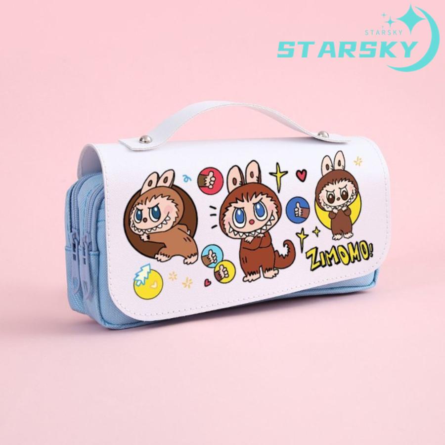 筆箱 ラブブ ペンケース 筆入れ 大容量 ふでばこ ペン袋 中小学生 子供