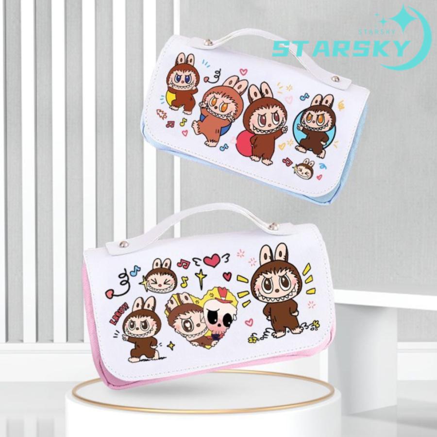 筆箱 ラブブ ペンケース 筆入れ 大容量 ふでばこ ペン袋 中小学生 子供