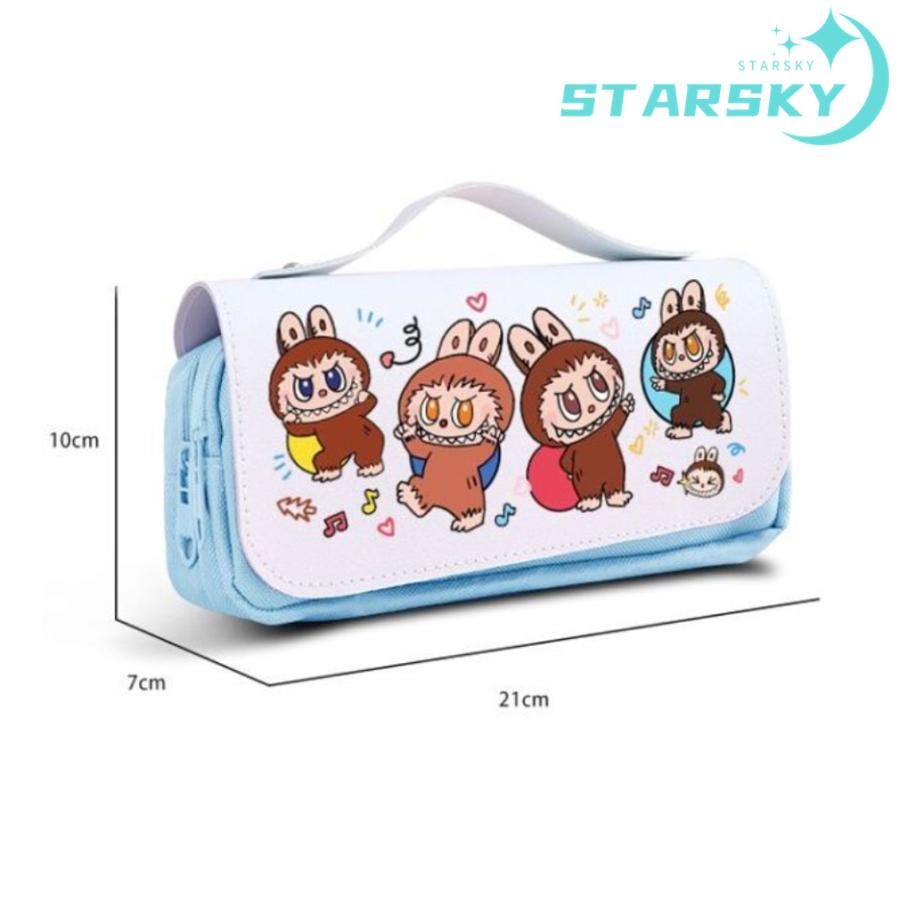 筆箱 ラブブ ペンケース 筆入れ 大容量 ふでばこ ペン袋 中小学生 子供