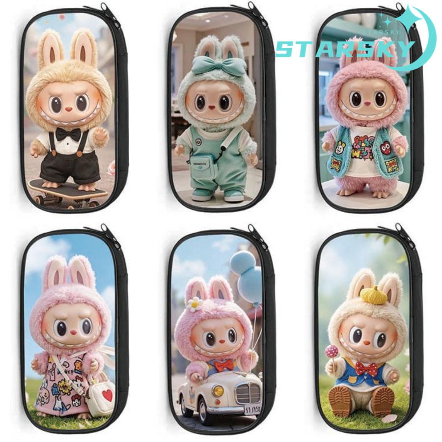 ラブブ型　ポーチ　ペンケース　筆箱 新品 Labubu ラブブ ぬいぐるみ ペンケース 筆入れ 文具入れ キャラ