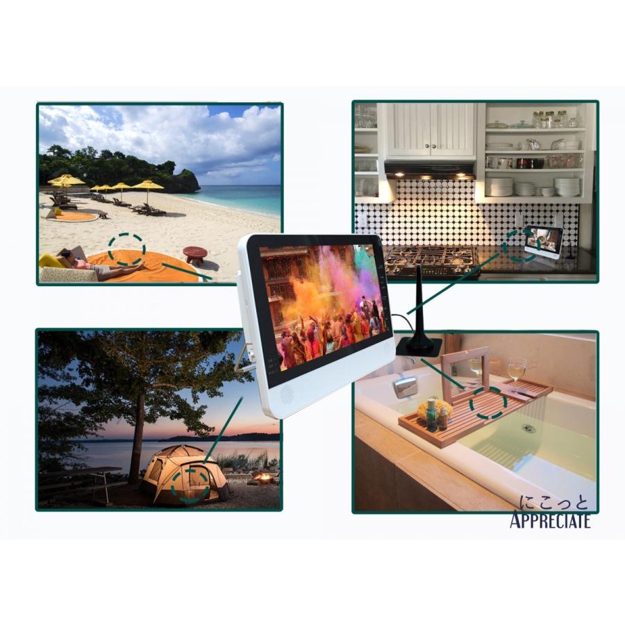 ポータブルdvdプレーヤー 防水 テレビ フルセグ 安い 車 地デジ Av Usbメモリ 11 6インチ Su 116fwp にこっとappreciate 通販 Yahoo ショッピング