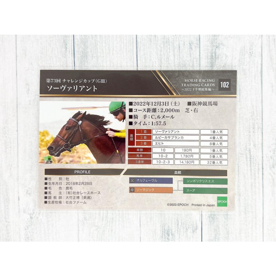 ☆ EPOCH 2023 ホースレーシング トレーディングカード 2022