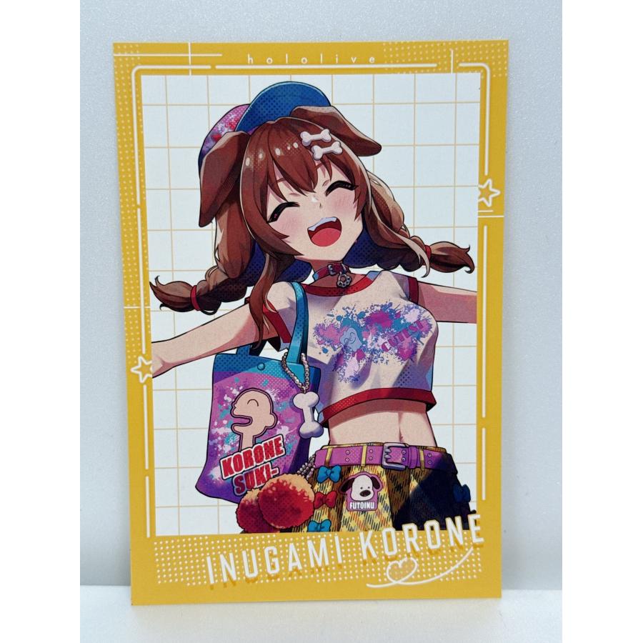 【直筆サイン】戌神ころね　ポストカード(ホロライブゲーマーズ) ☆ ホロライブ ホロナツフェア at ゲーマーズ オリジナルポストカード