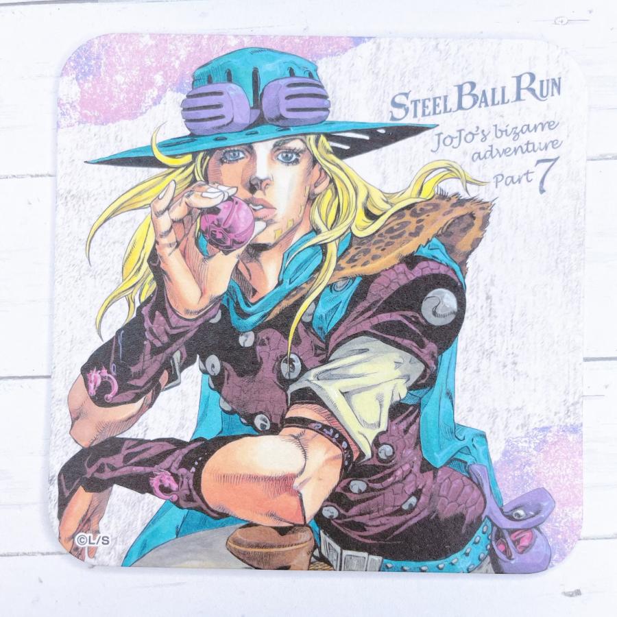 ☆ ジョジョの奇妙な冒険 アートコースター JOJO 荒木飛呂彦原画展 冒険の波紋 1枚 7部 ジャイロ・ツェペリ : Nikotto ...