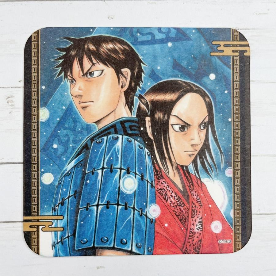 ☆ キングダム展 -信- アートコースター BOX特典 信 エイ政 : Nikotto