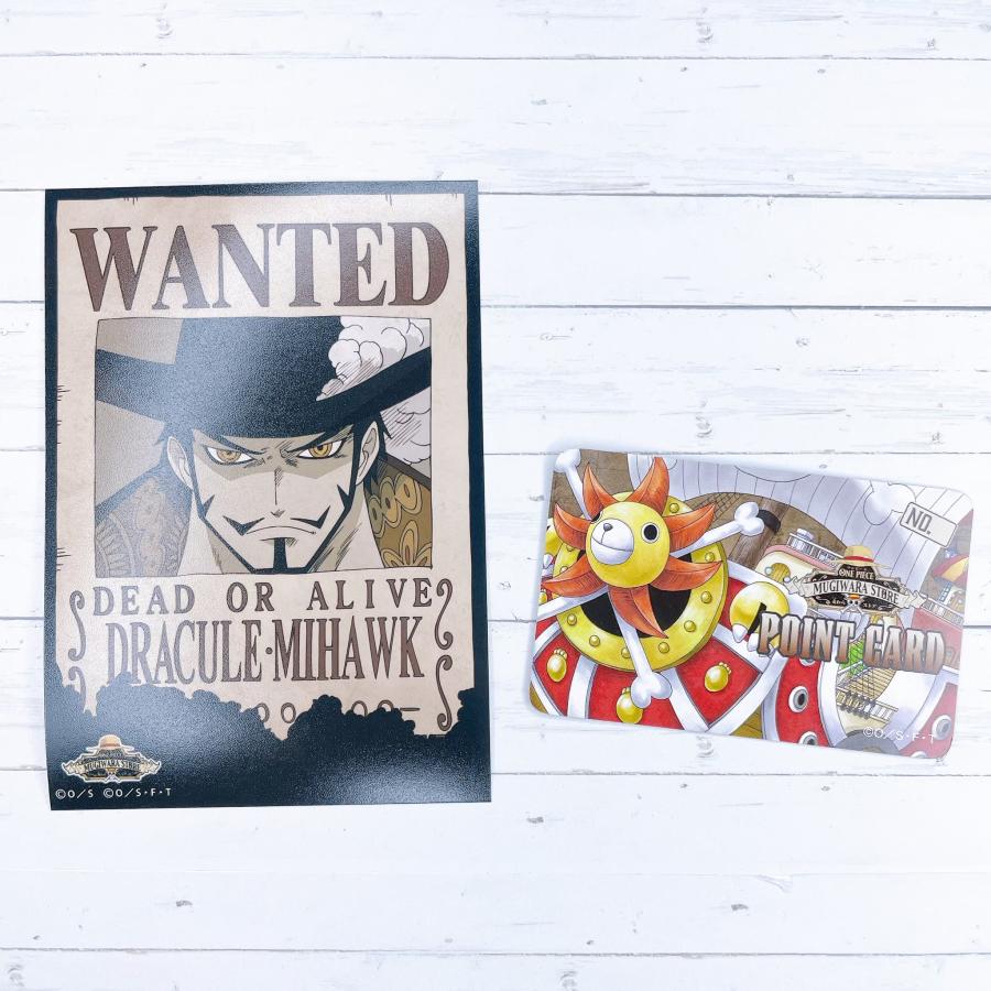 ☆ ワンピース ONE PIECE 麦わらストア 手配書 ポイントカード セット