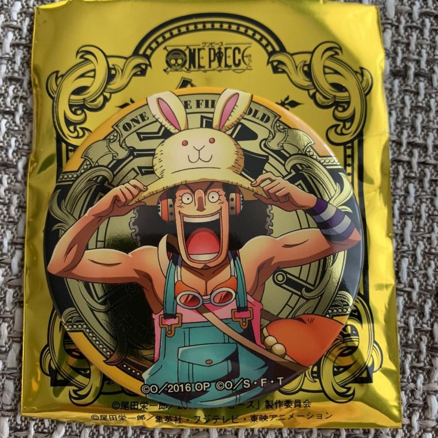 ☆ワンピース ONE PIECE 麦わらストア 限定 金の輩 缶バッジ ☆ワンピース ONE PIECE 麦わらストア 限定 金の輩 缶バッジ