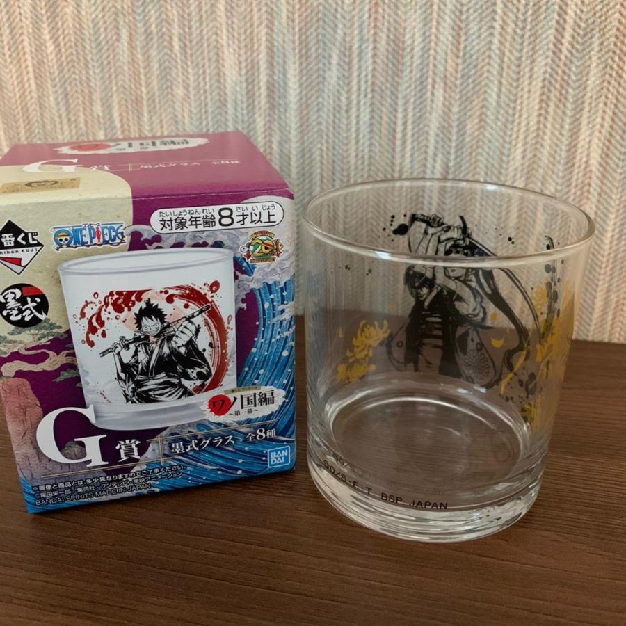 ☆ワンピース ONE PIECE 一番くじ ワノ国編 第一幕 G賞 墨式グラス お