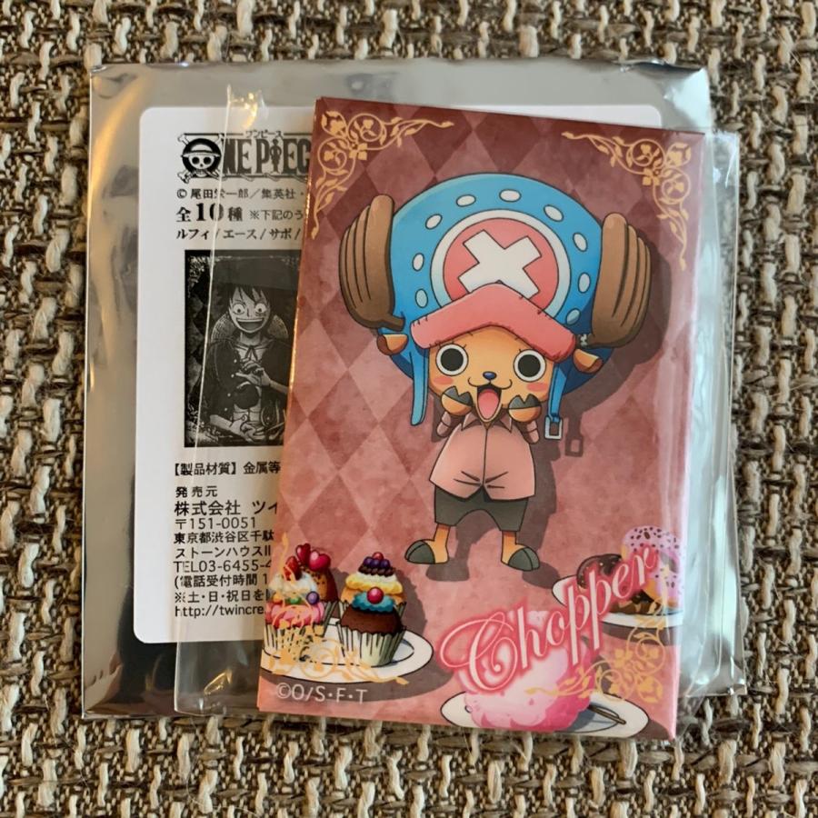 ONE PIECE ワンピース 麦わらストア 限定 ブレイクタイム スクエア缶バッジ チョッパー ☆ onepiececan34