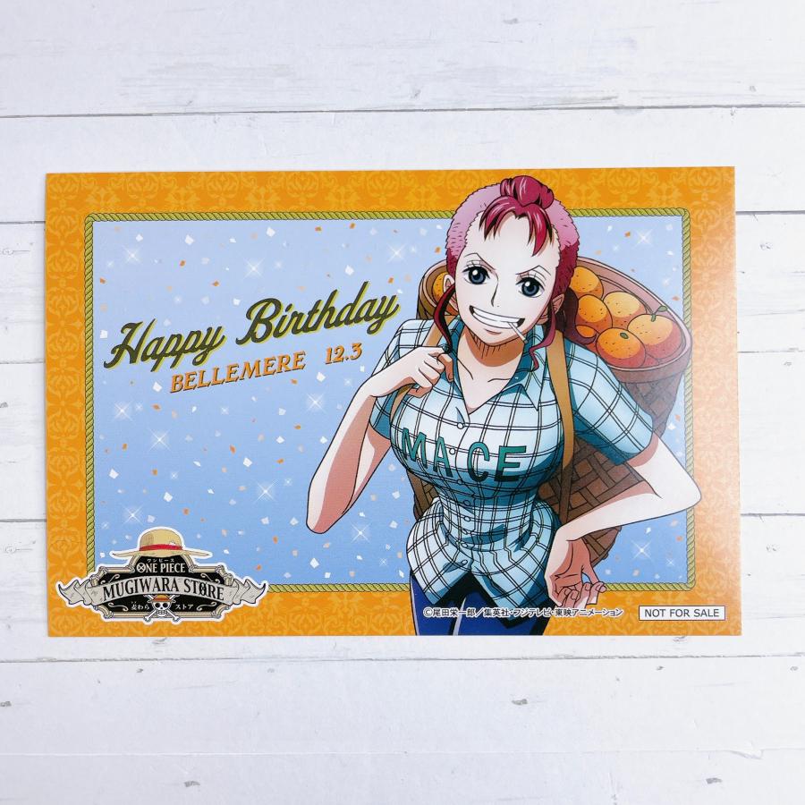 ☆ ONE PIECE ワンピース 麦わらストア バースデー 誕生日 ポスト
