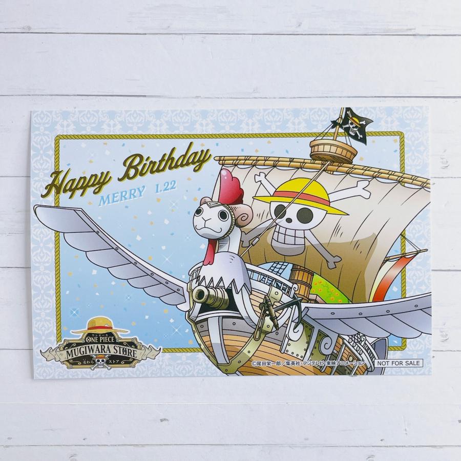 ☆ ONE PIECE ワンピース 麦わらストア バースデー 誕生日 ポスト 