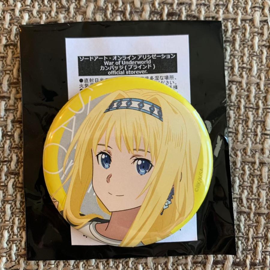 ソードアート・オンライン アリス 缶バッジ】送料無料 ソードアート