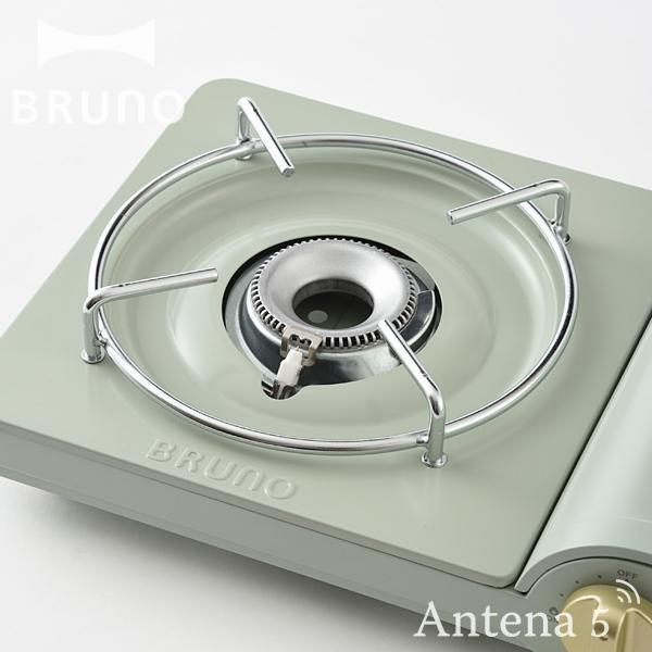 BRUNO ブルーノ カセットコンロ スリム グリーン ※箱に破損・汚れあり 