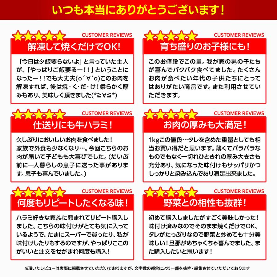 肉 焼肉 牛ハラミ 1kg 500g×２ 秘伝タレ漬け 食品 訳あり 冷凍 牛肉 焼き肉 バーベキュー 食材 お肉 爆買 | ブランド登録なし | 04