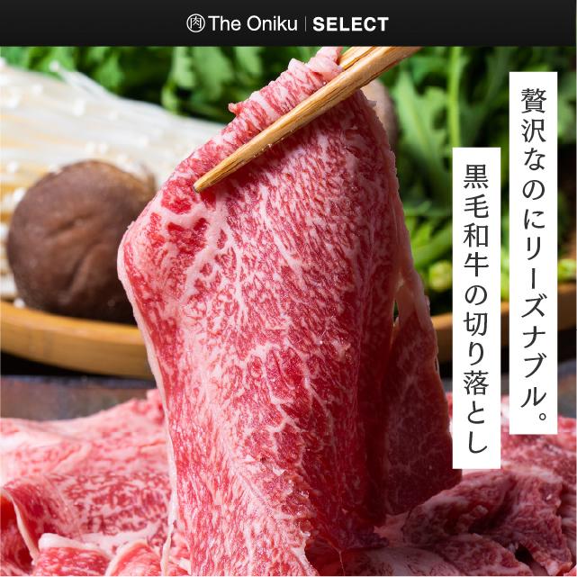 肉 牛肉 九州産 黒毛和牛 切り落とし 400g 国産 冷凍 食品 焼肉 すきやき すき焼き肉 しゃぶしゃぶ 鍋 食材 安い 訳あり｜niku-donya｜02