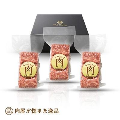 お歳暮 2025 ギフト The Oniku ハンバーグがいっぱい 肉バーグ540g×３P ギフト箱入 冷凍 食品 贈答 贈り物 お取り寄せ 爆買 | ブランド登録なし