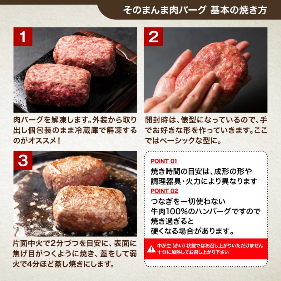 牛肉100% そのまんま肉バーグ 180g×2 静岡 ハンバーグ 冷凍 食品 お