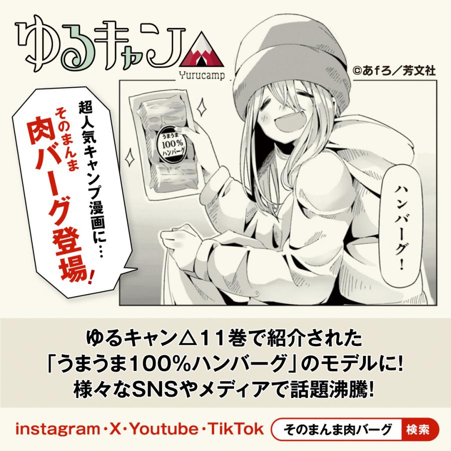牛肉100% そのまんま肉バーグ 180g×2 静岡 ハンバーグ 冷凍 食品 お取り寄せ グルメ ゆるきゃん△ あのハンバーグ ポイント消化 爆買 | ブランド登録なし | 02