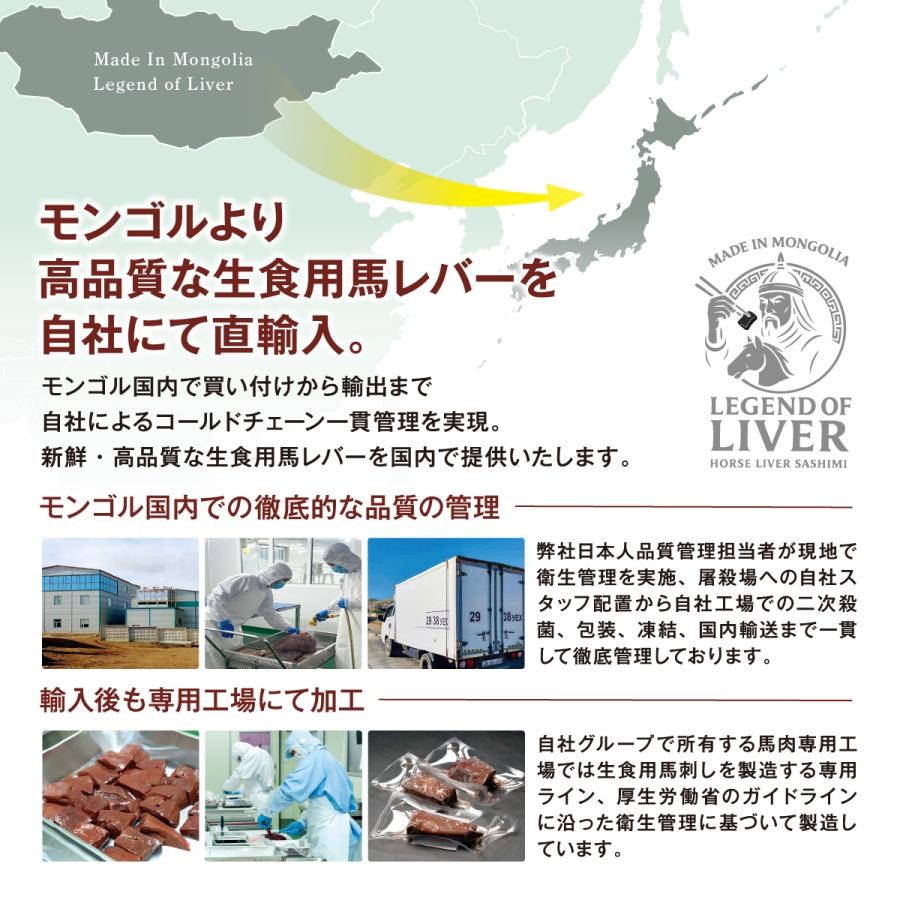 TheLiver プレミアム生レバー専門店の特選 馬レバー刺し 1kg（約50g×20パック）専用タレ付き 馬レバ 馬刺し 馬レバ刺し レバー 爆買 | ブランド登録なし | 04