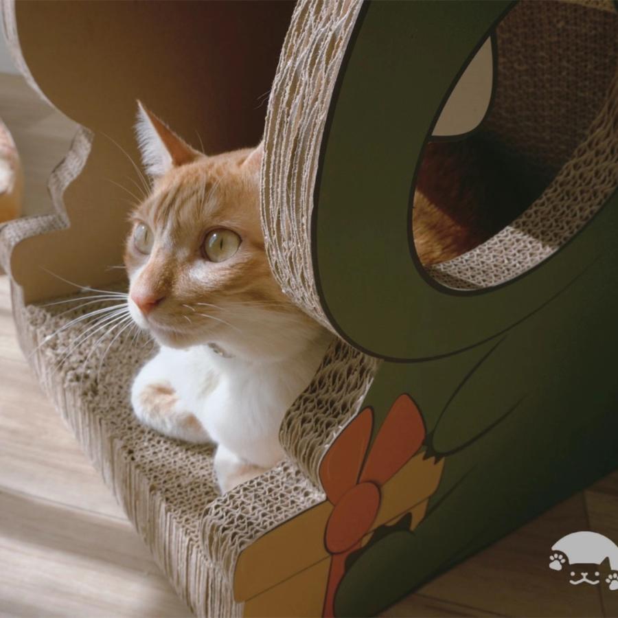 Tinpet 猫爪とぎ 恐竜型 肉球マチ ストレス解消 可愛い 猫用スクラッチハウス つめとぎ 爪研ぎ 段ボール ダンボール Scratch Monster 肉球マチ 通販 Yahoo ショッピング