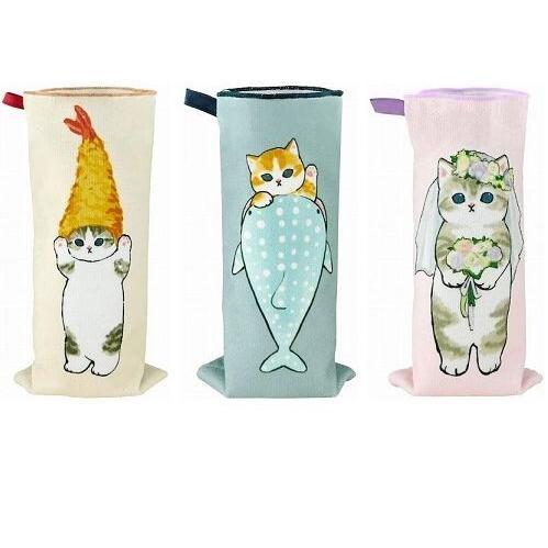 Aさん♡ ペットボトルカバー 東亜金属 mofusand タオルボトルカバー モフサンド えびにゃん