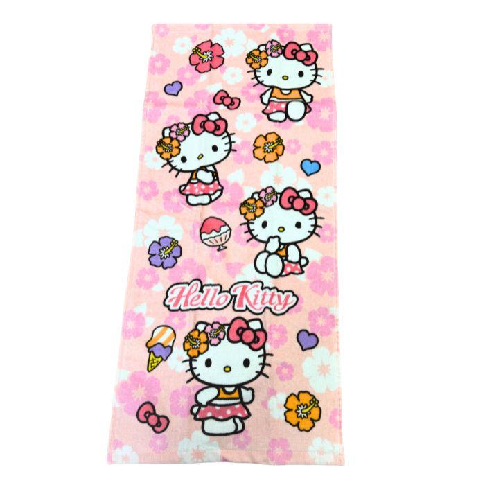 ハローキティ タオル 24枚セット ハローキティ フェイスタオル キティちゃん 猫柄 スポーツ Hello Kitty