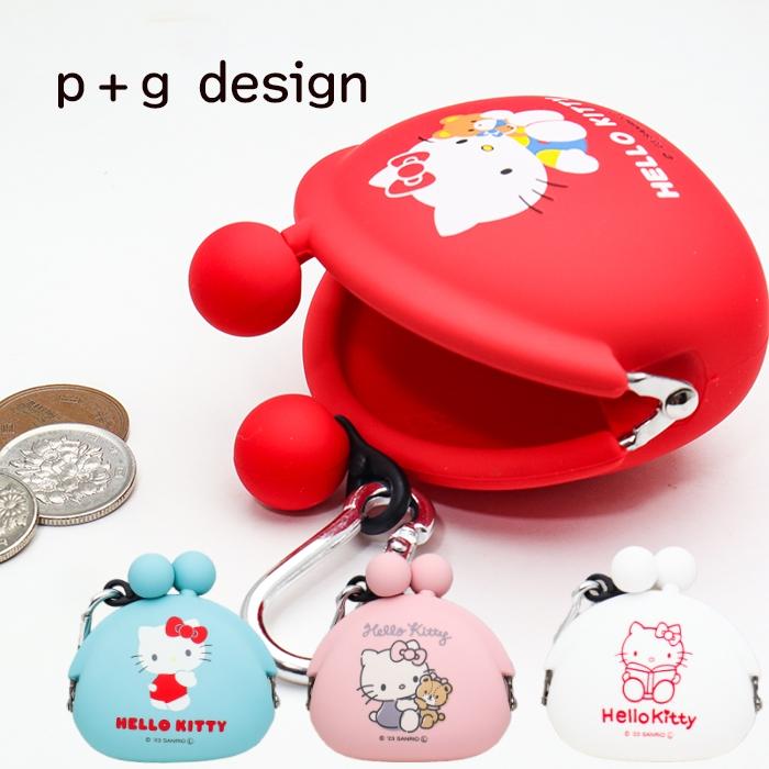 POCHIBI ハローキティ ポチビ シリコンがま口財布 がまぐち 小銭入 お