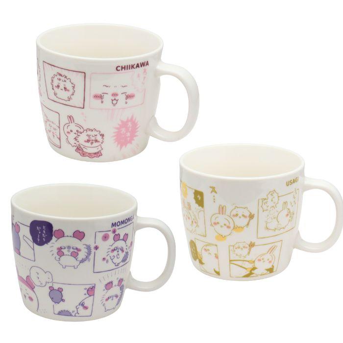 ちいかわ コミック風 マグカップ かわいい 食器 うさぎ モモンガ