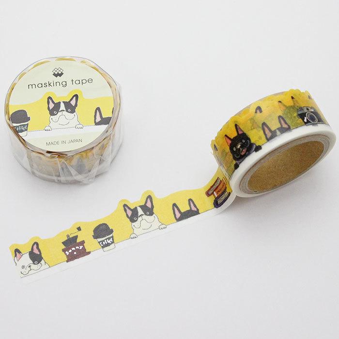 フレンチブルドッグマスキングテープ Break 犬柄グッズ フレブル 限定版 マステ