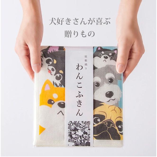 蚊帳織りふきん 犬柄布巾 わんこ大集合 タオル まいわんちょ 手ぬぐい | ブランド登録なし | 06