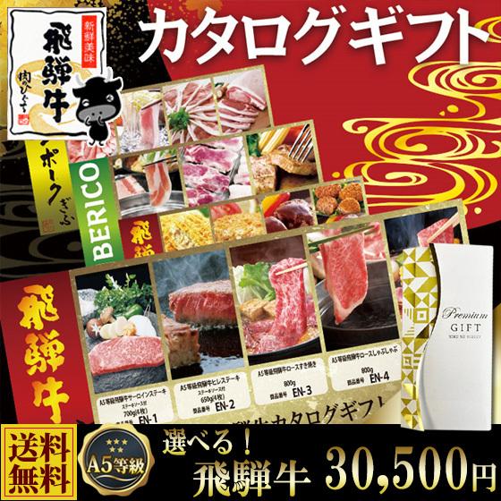 父の日 2026 カタログギフト  肉 A5等級 飛騨牛 30500円コース 香典返し 結婚祝 ギフトカタログ 和牛 黒毛和牛 御祝 御礼 内祝 お返し 爆買 | 