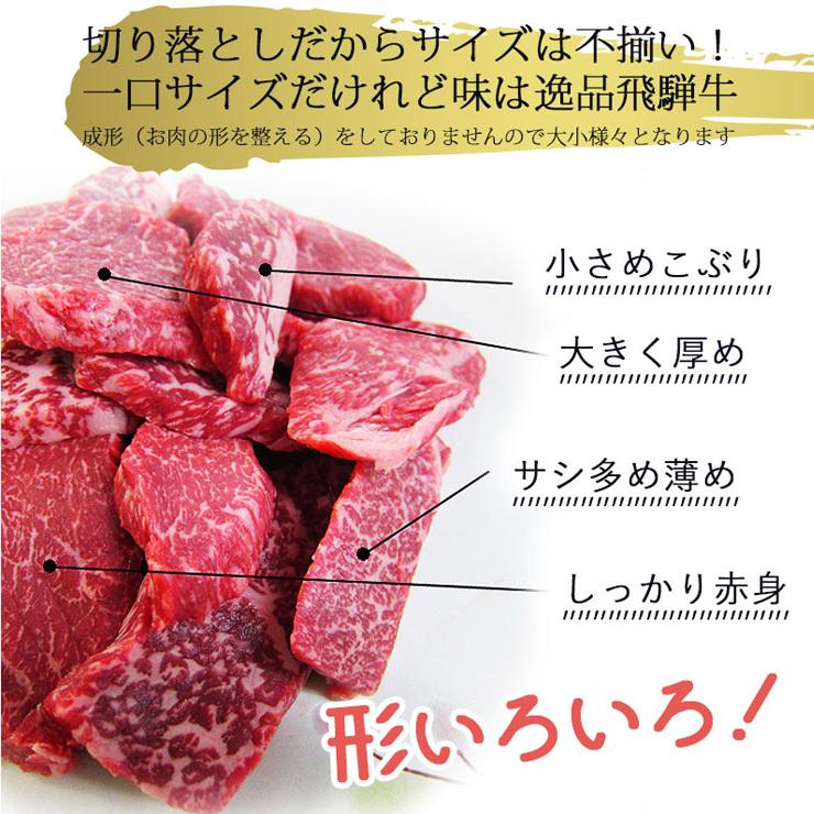 訳あり 肉 焼肉 牛肉 焼き肉 飛騨牛 もも肉 一口  切り落とし ステーキ  200g 黒毛和牛 バーベキュー 赤身 お取り寄せグルメ お値打ち｜nikunohiguchi-yafuu｜08