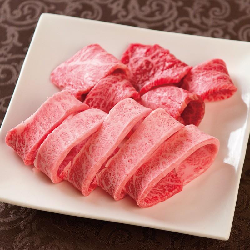 牛肉 焼肉 BBQ バーベキュー 常陸牛 A5 霜降りカルビ＆赤身もも 1000g ご自宅用｜nikunoiijima｜02