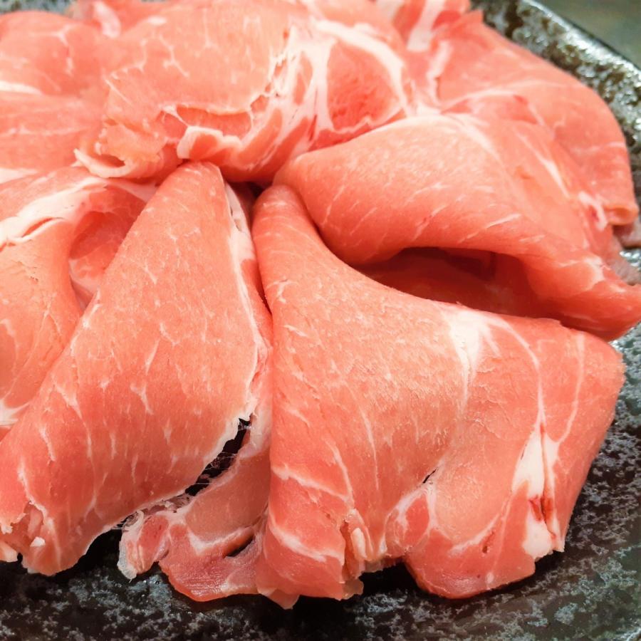 豚肉 しゃぶしゃぶセット 2kg 豚肩ロース 豚バラ 大容量　送料無料｜nikunokinoshita｜03