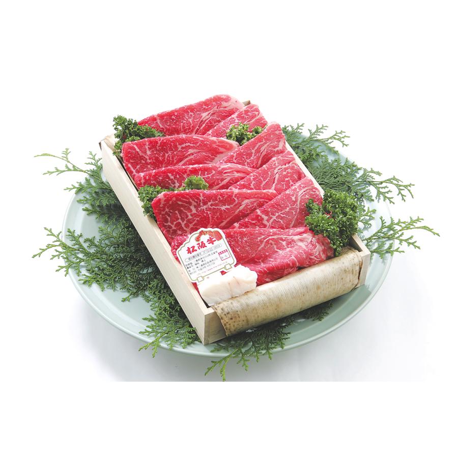 松阪牛 ギフト Ａ５ （上） すき焼き 400g 当日加工 伊勢路名産 お歳暮 お中元 内祝い 送料込みの画像