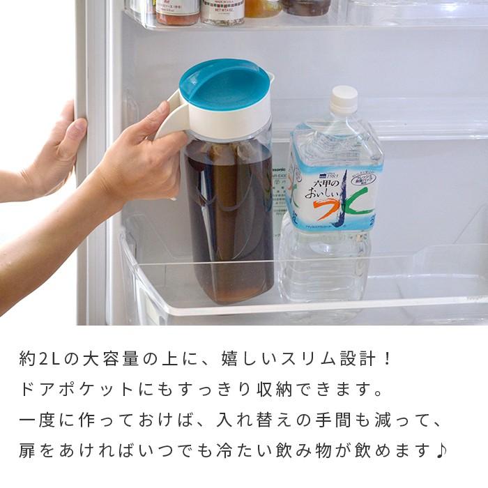 アイスブルー 廃番 スリムジャグ 1 9l 冷水筒 ピッチャー 洗いやすい 縦置き 横置き 耐熱 プラスチック 日本製 国産 ドアポケット スリム ジャグ P1 a にくらす Yahoo 店 通販 Yahoo ショッピング